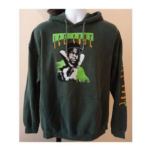New ICE CUBE Mens Green Yellow XL Cotton Hoodie